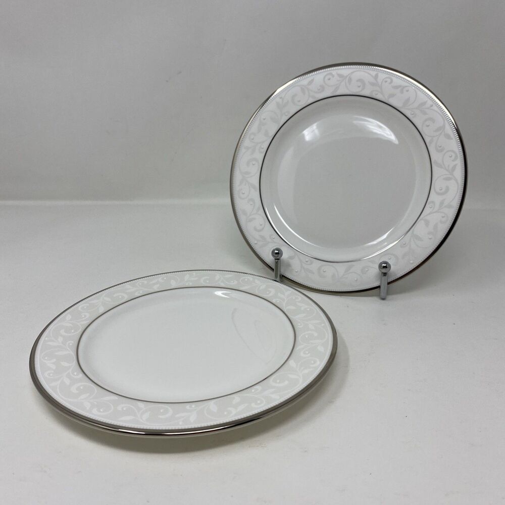 Lenox Opal Innocence 6 3/8” Bread Plates Set of 2